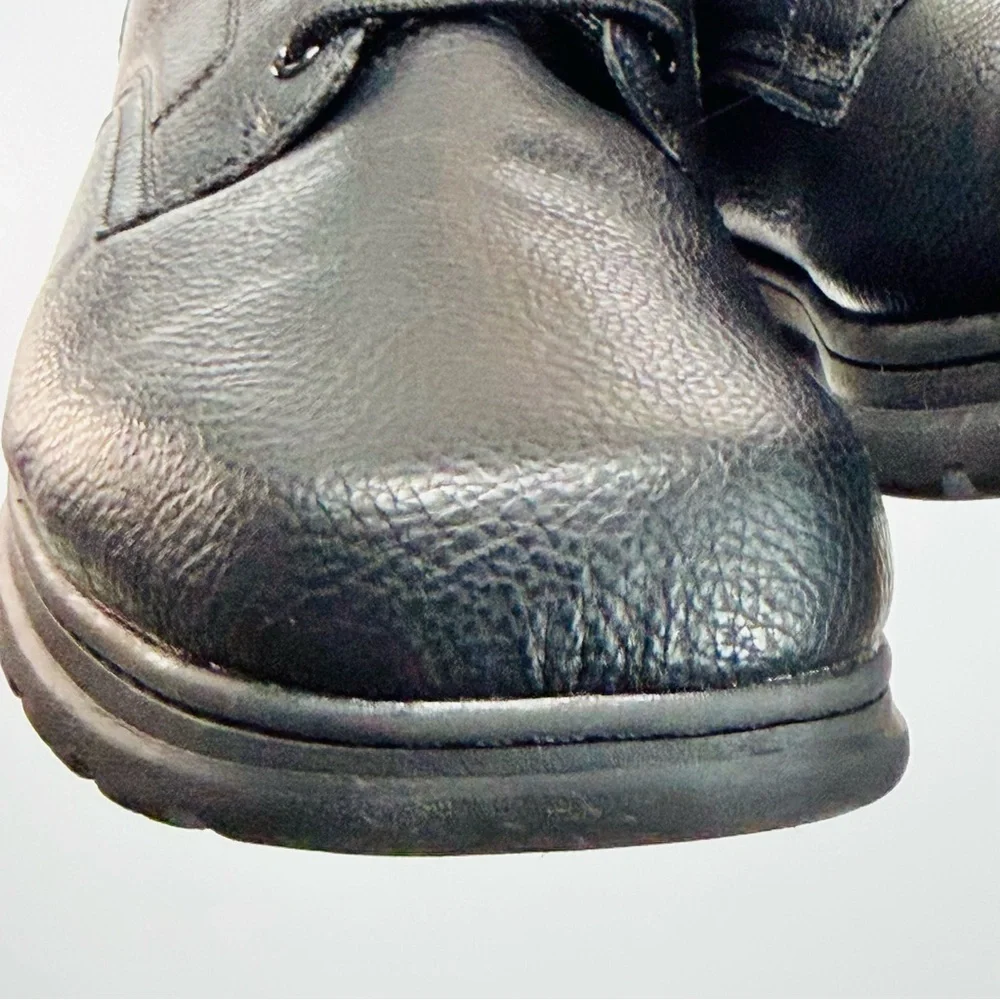 Denali Size 13 Men’s Steel Toe Black Lace-up Oxfords - Picture 5 of 10